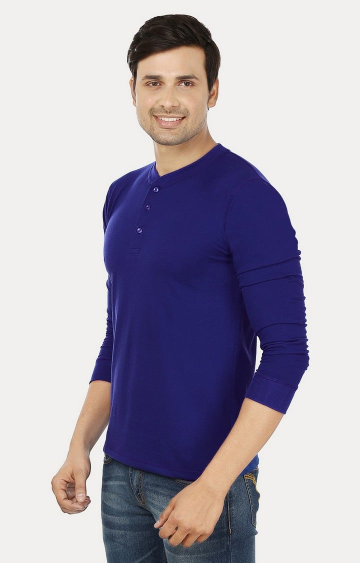 Men's Multicolor Cotton Solid Regular T-Shirts