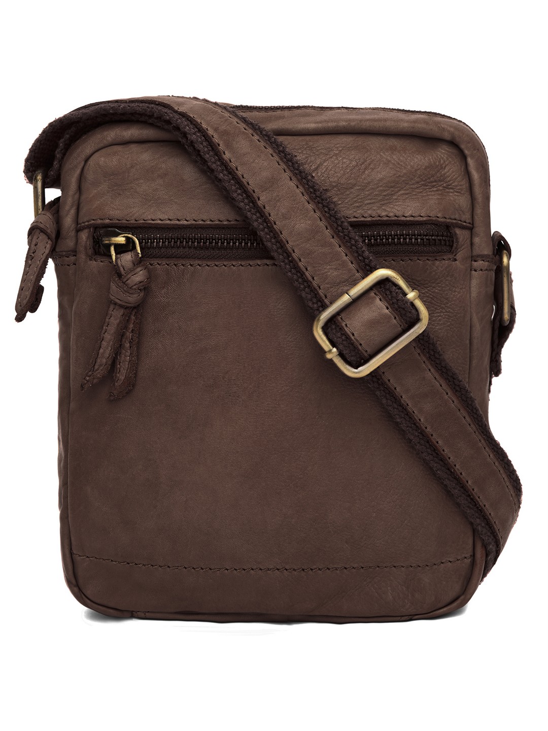 WildHorn Brown Top Grain Cross Body Leather Sling Bag for Women