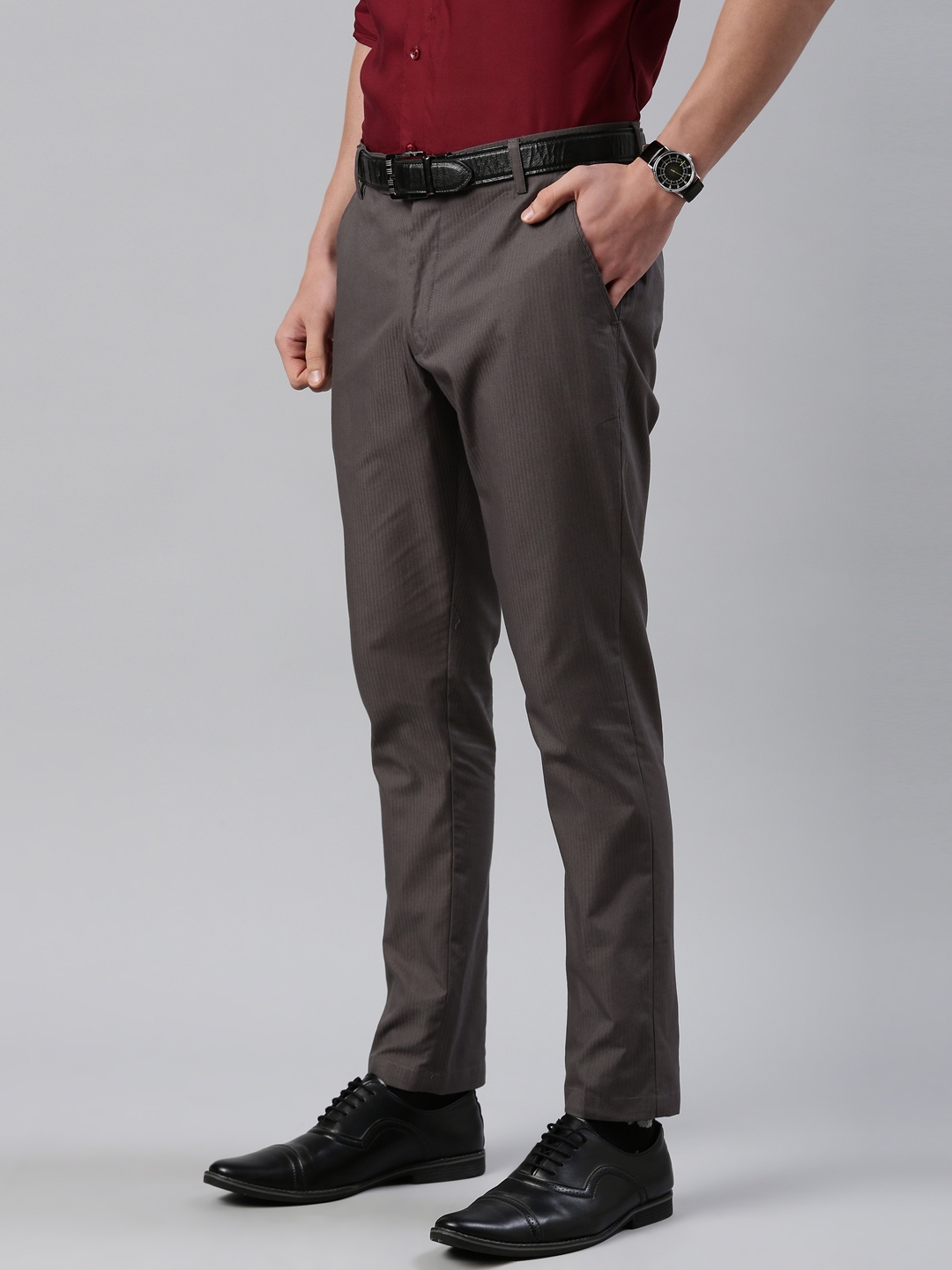 Buy ZOOPLEX Men chinos Causal Cotton Pants Colour Grey Size 30 Online at  Best Prices in India - JioMart.