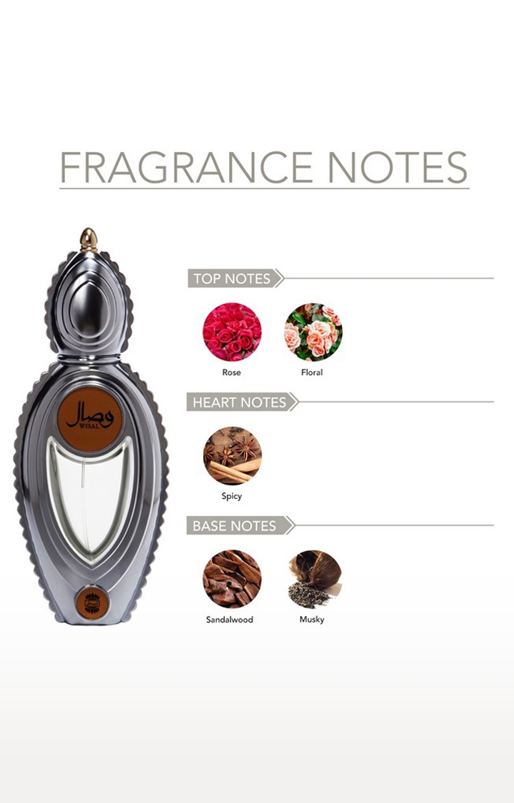 Ajmal | Ajmal Wisal EDP Musky Perfume 50ml for Women and Aurum Femme Deodorant Fruity Fragrance 200ml for WoMen 2