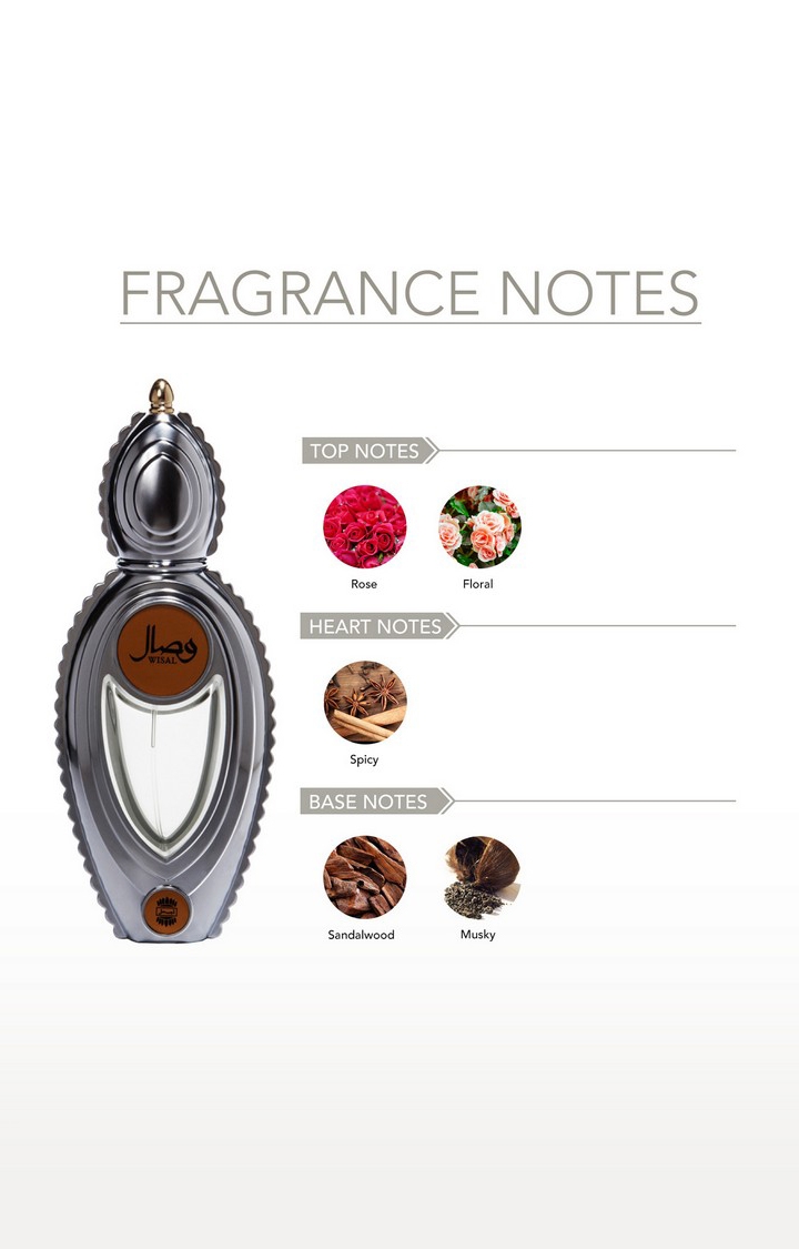 Ajmal | Ajmal Wisal EDP 50ML Long Lasting Scent Spray Oriental Perfume Gift For Women - Made In Dubai 3