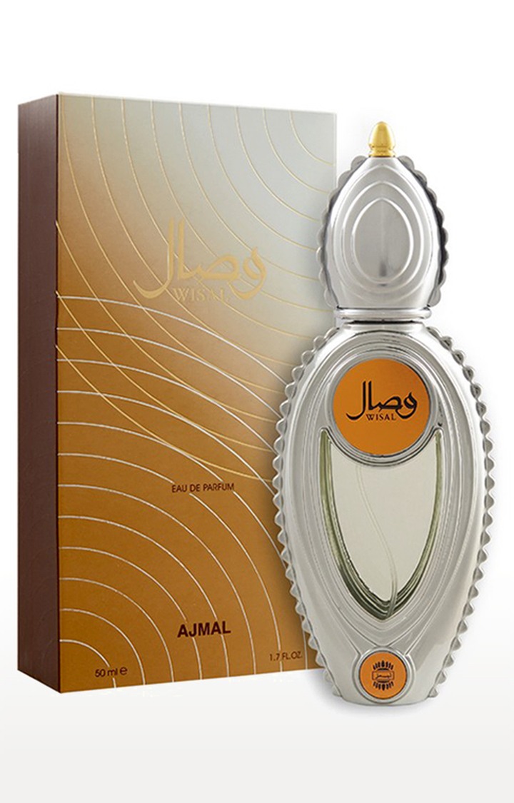 Ajmal Wisal EDP Musky Perfume 50ml for Women and Impress Concentrated Perfume Oil Alcohol-free Attar 10ml for Men
