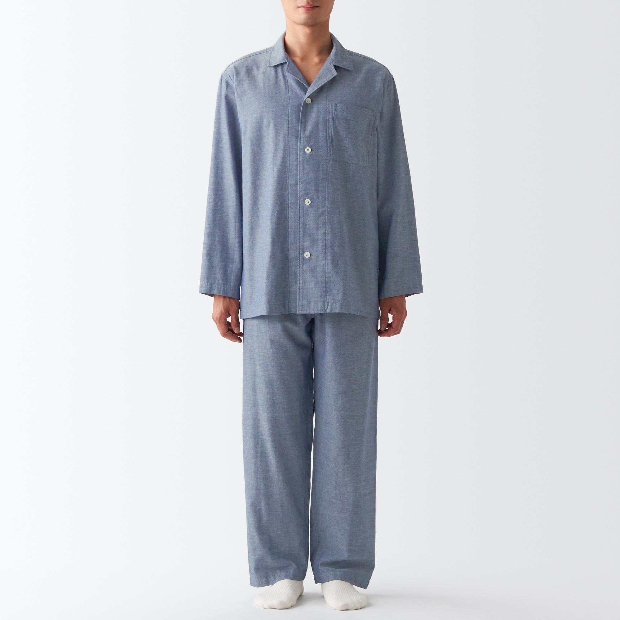 Side Seamless double gauze Pajamas
