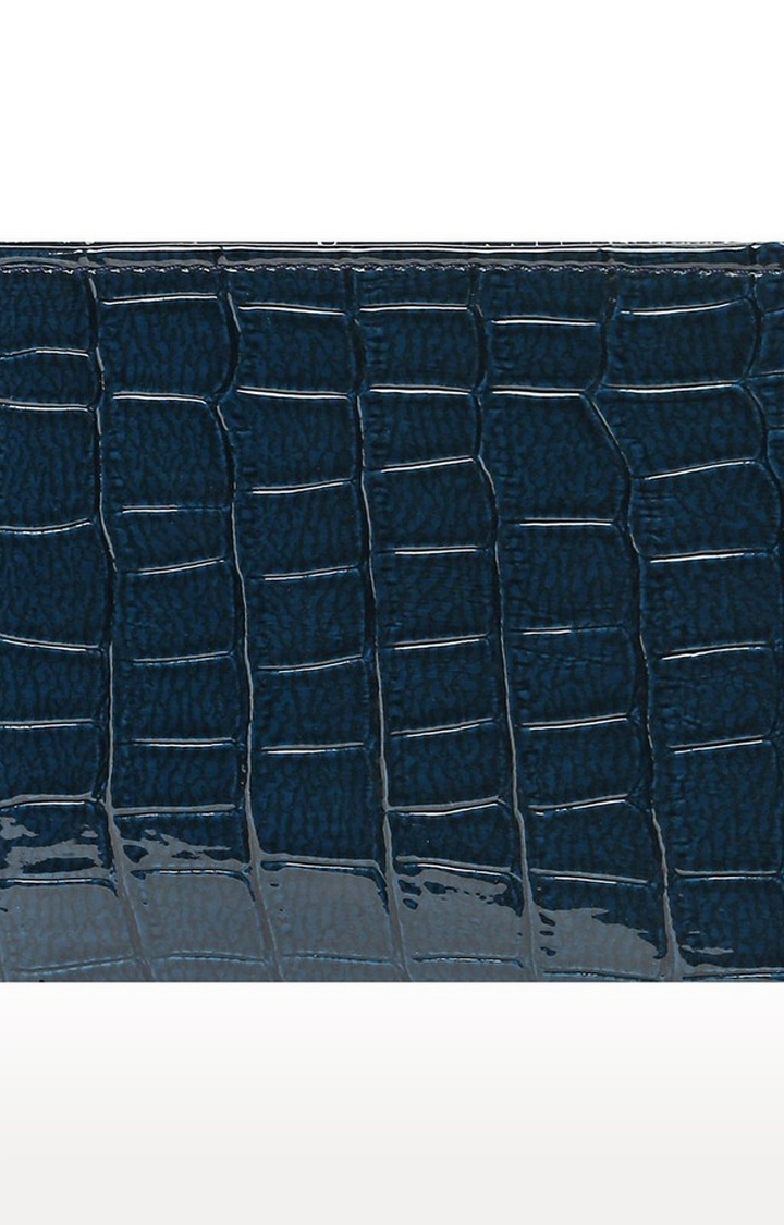 CREATURE | CREATURE Blue Bi-Fold PU-Leather Wallet for Men with Multiple Card Slots 5