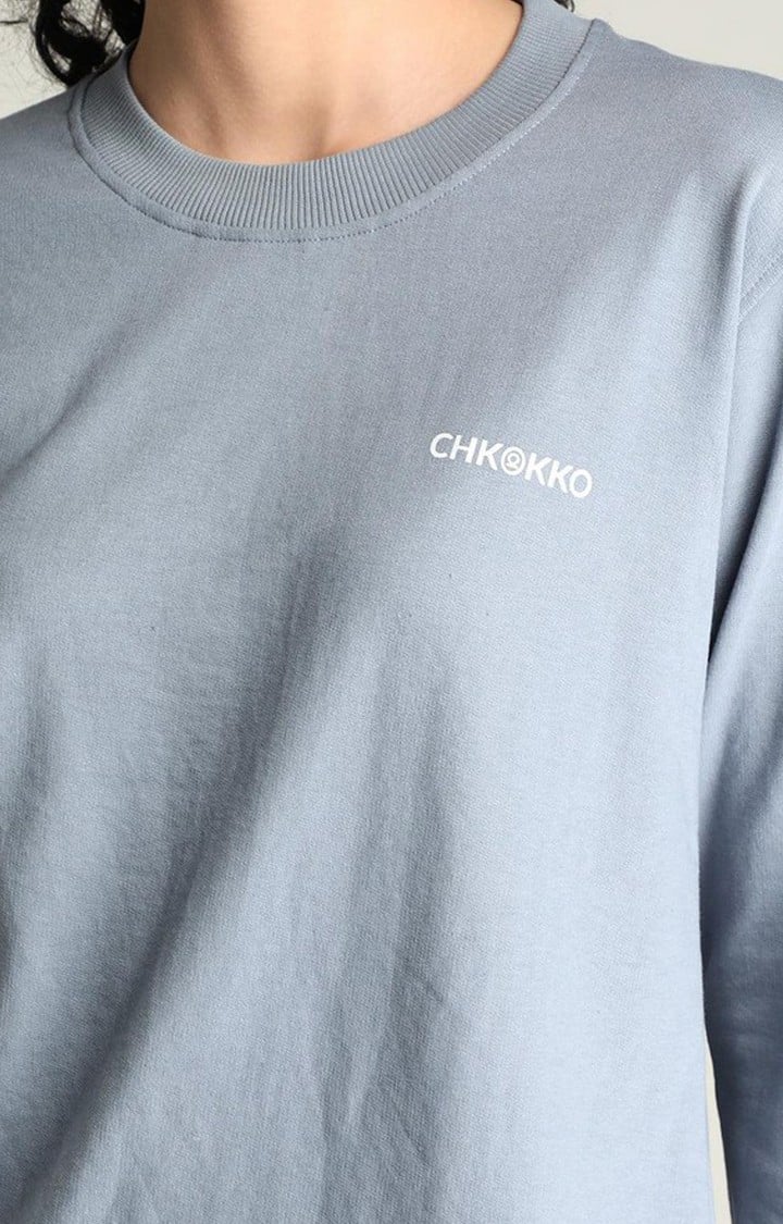 Women's Grey Solid Cotton Co-ords