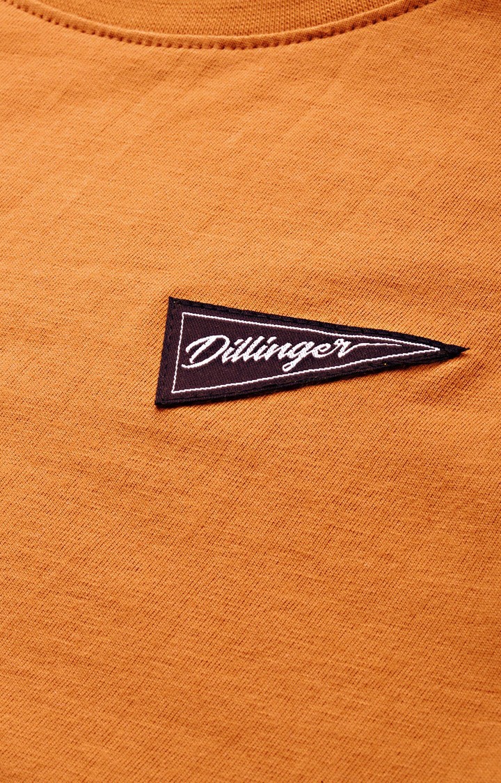 Dillinger | Women's Orange Solid Tank Top 4