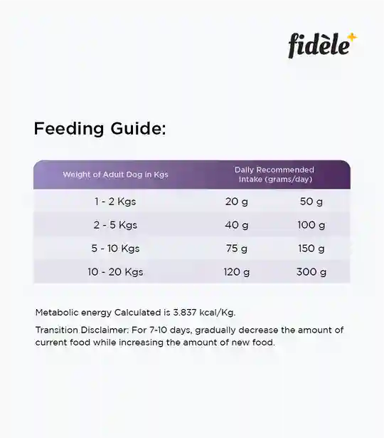 Fidele Plus Small & Medium Breed Adult Dry Dog Food