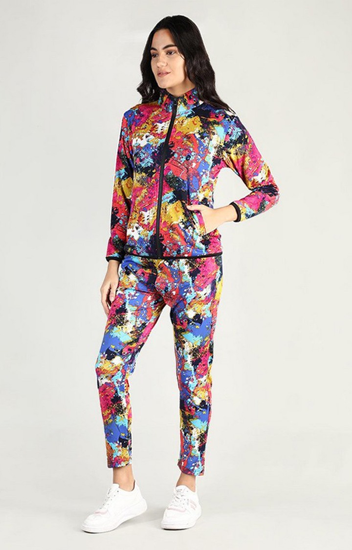 Polyester tracksuit womens clearance