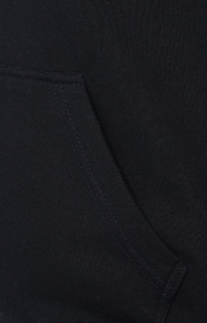 Women's Blue Acrylic Solid Hoodies