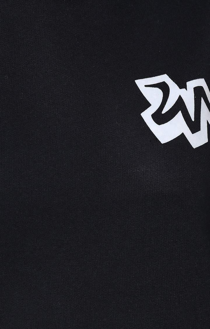 Women's Blue Acrylic Solid Hoodies