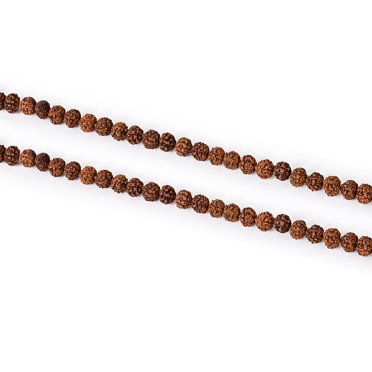 Shiv Ratan Kendra 5 Mukhi Genuine Rudraksha Mala II 108+1 Beads II Length 35-40 CM II Weight: 20-30 Grams