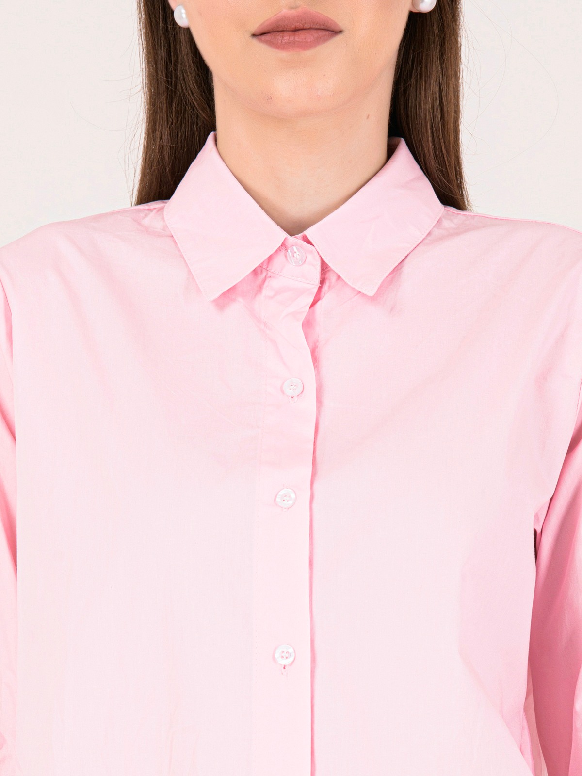 Albion Women Baby Pink Smart Top