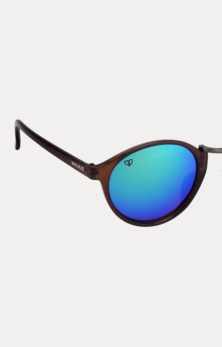 Brown Round Sunglasses