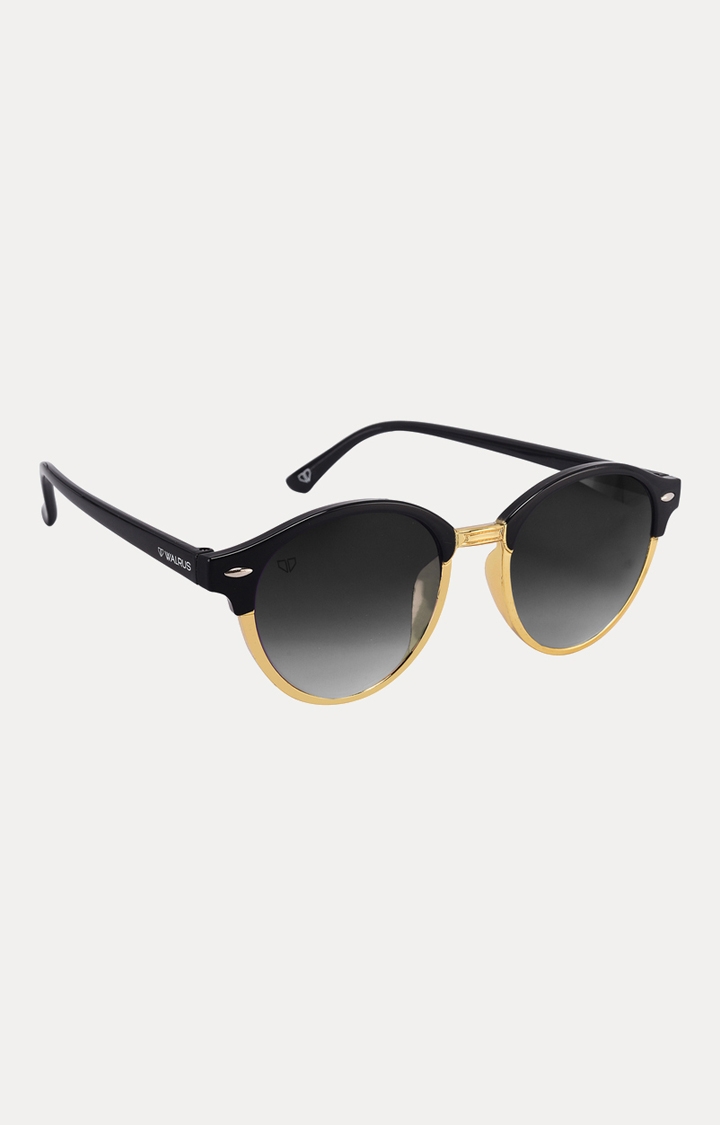 Walrus | Golden Round Sunglasses 0