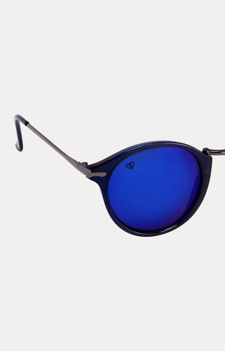 Walrus | Blue Round Sunglasses 3