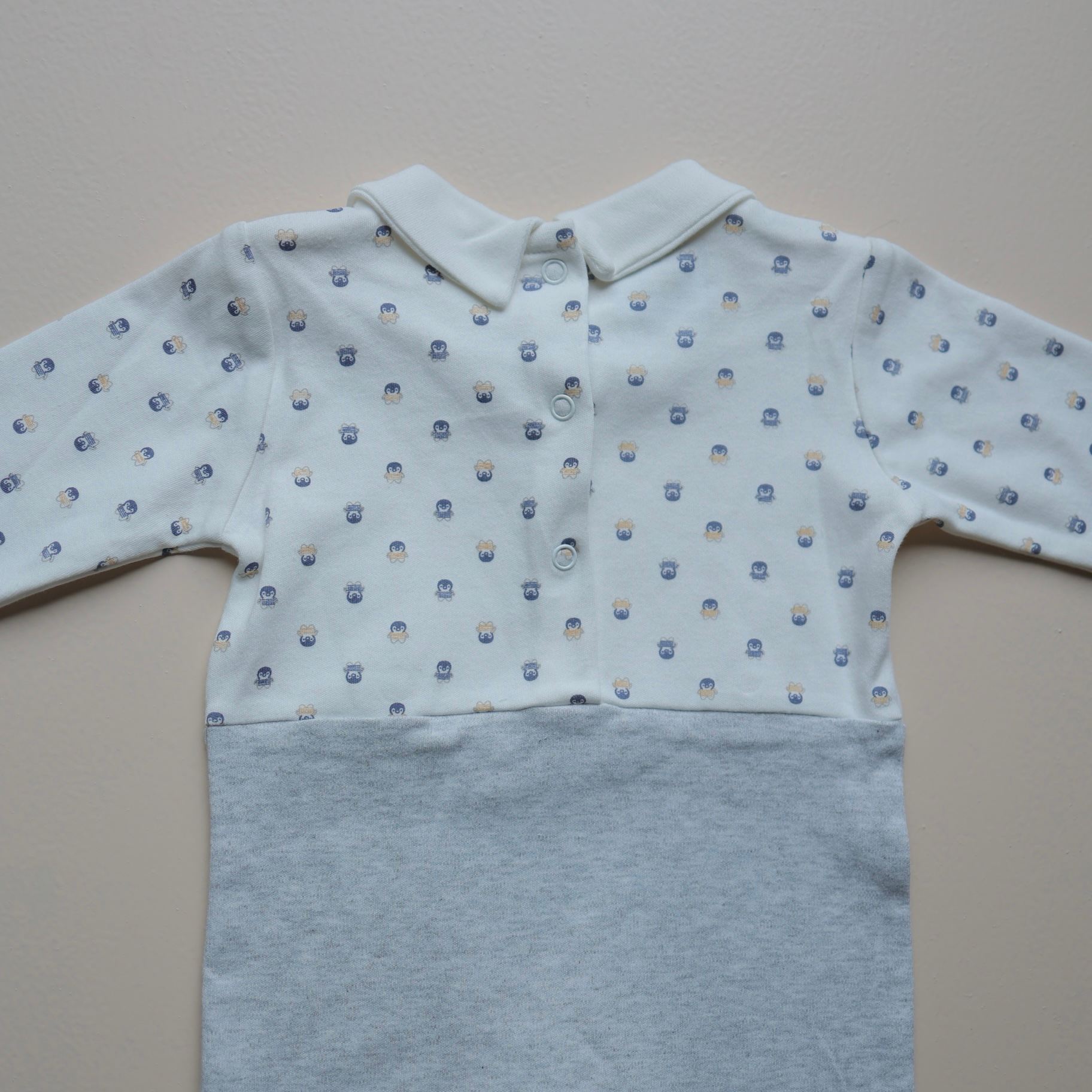 Little Dapper Bow Baby Romper