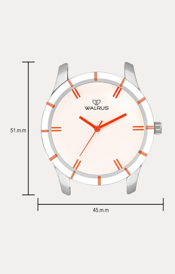 Walrus | Dark Orange Analog Watch 3