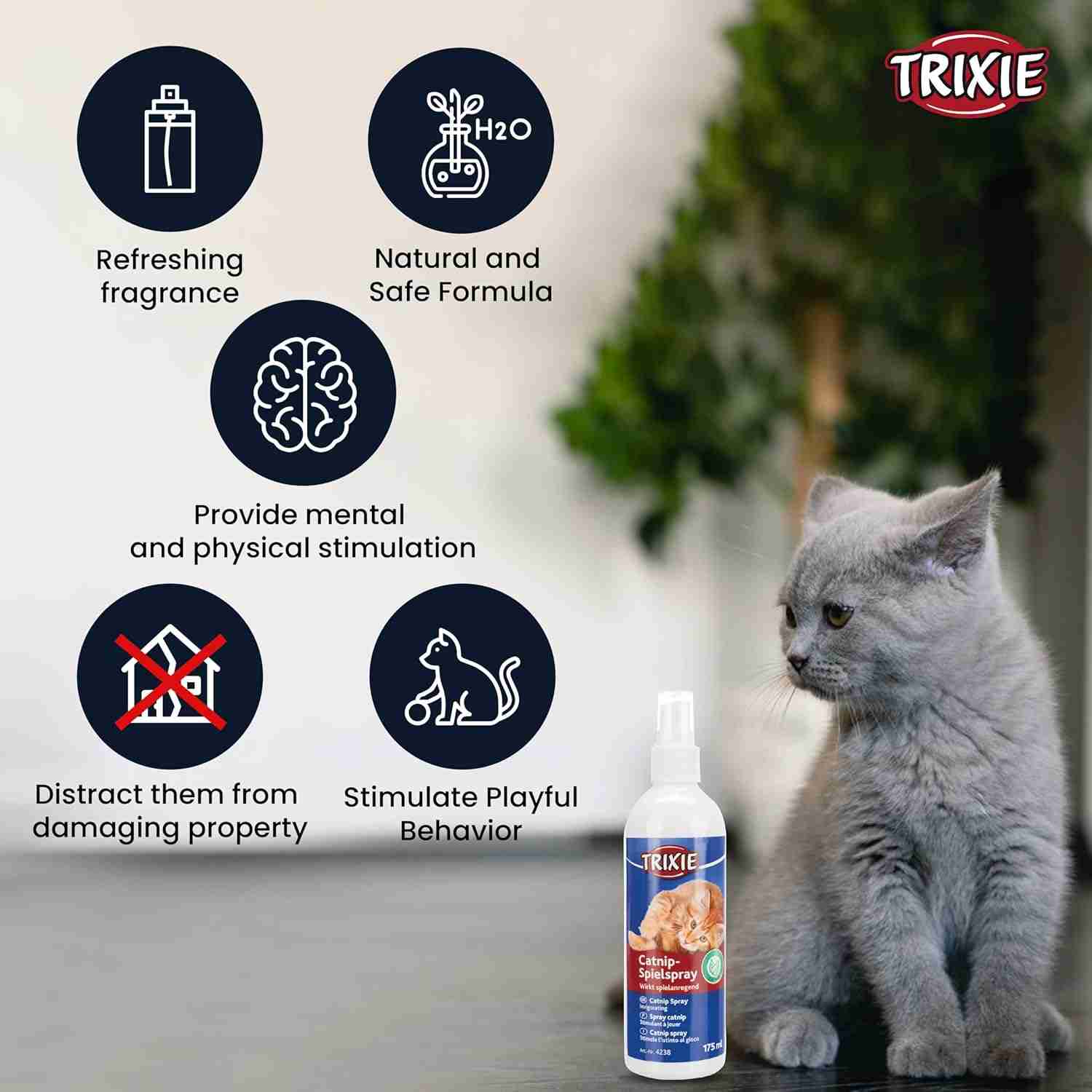 Trixie Catnip Play Spray for Cats, 175 ml