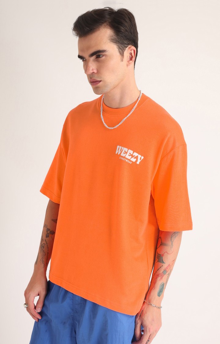 Men's Change Printed Oversized T-Shirt