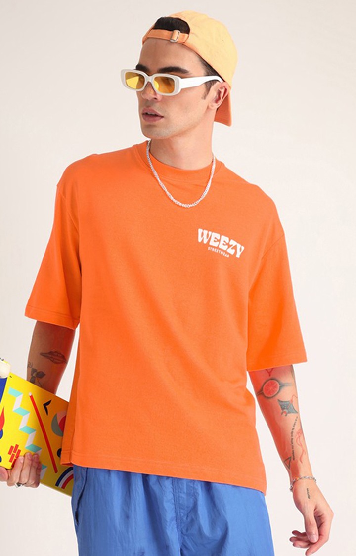 Men's Change Printed Oversized T-Shirt