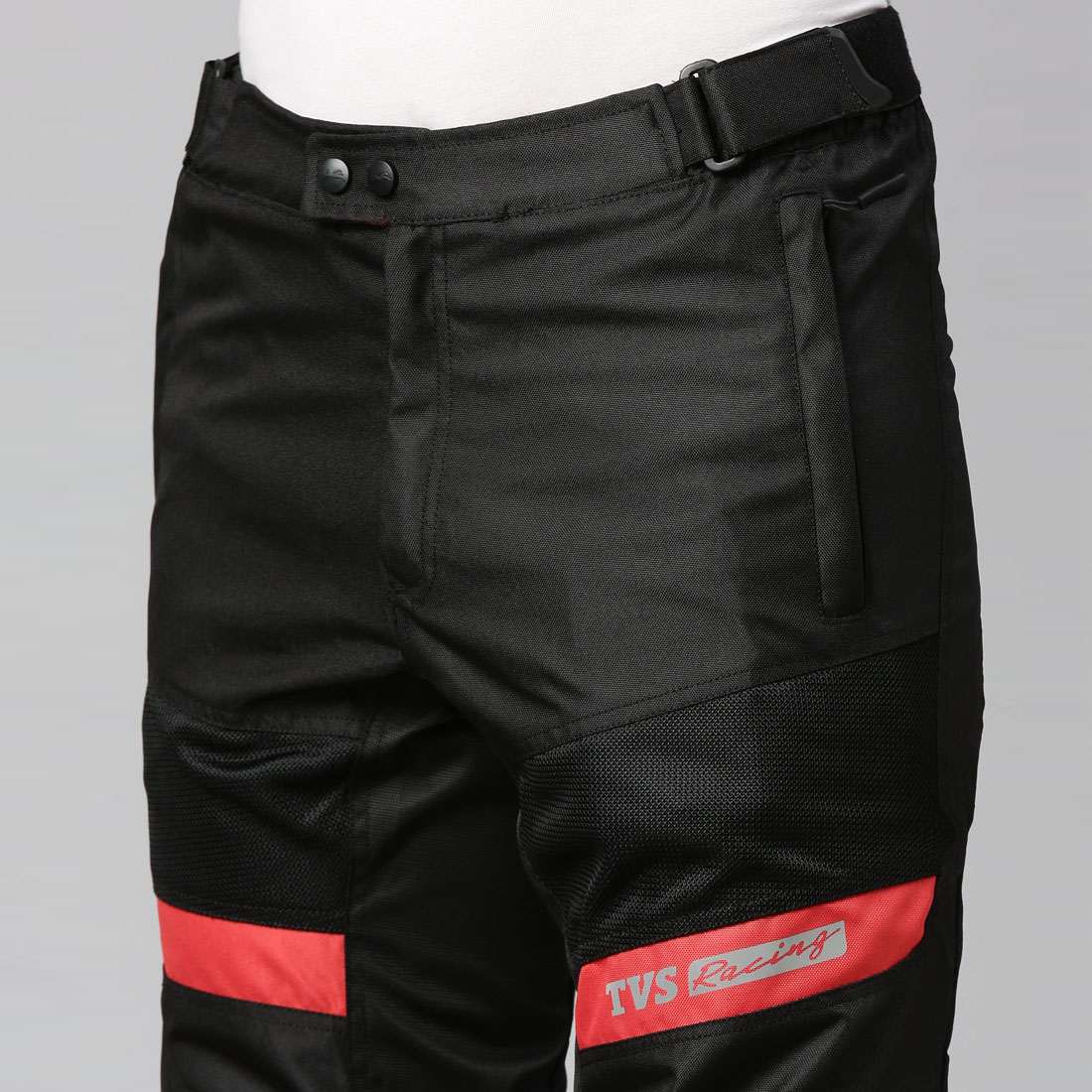 TVS Racing | Riding Pant | Black & Red | Size Medium
