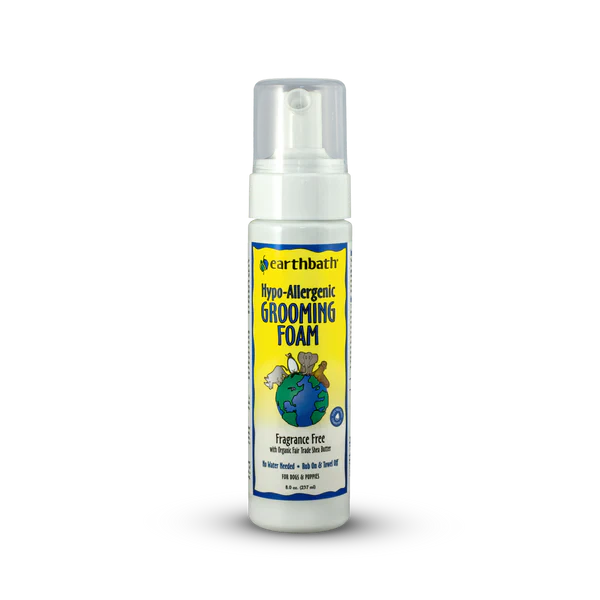 EarthBath Hypoallergenic Grooming Foam for Dogs and Cats