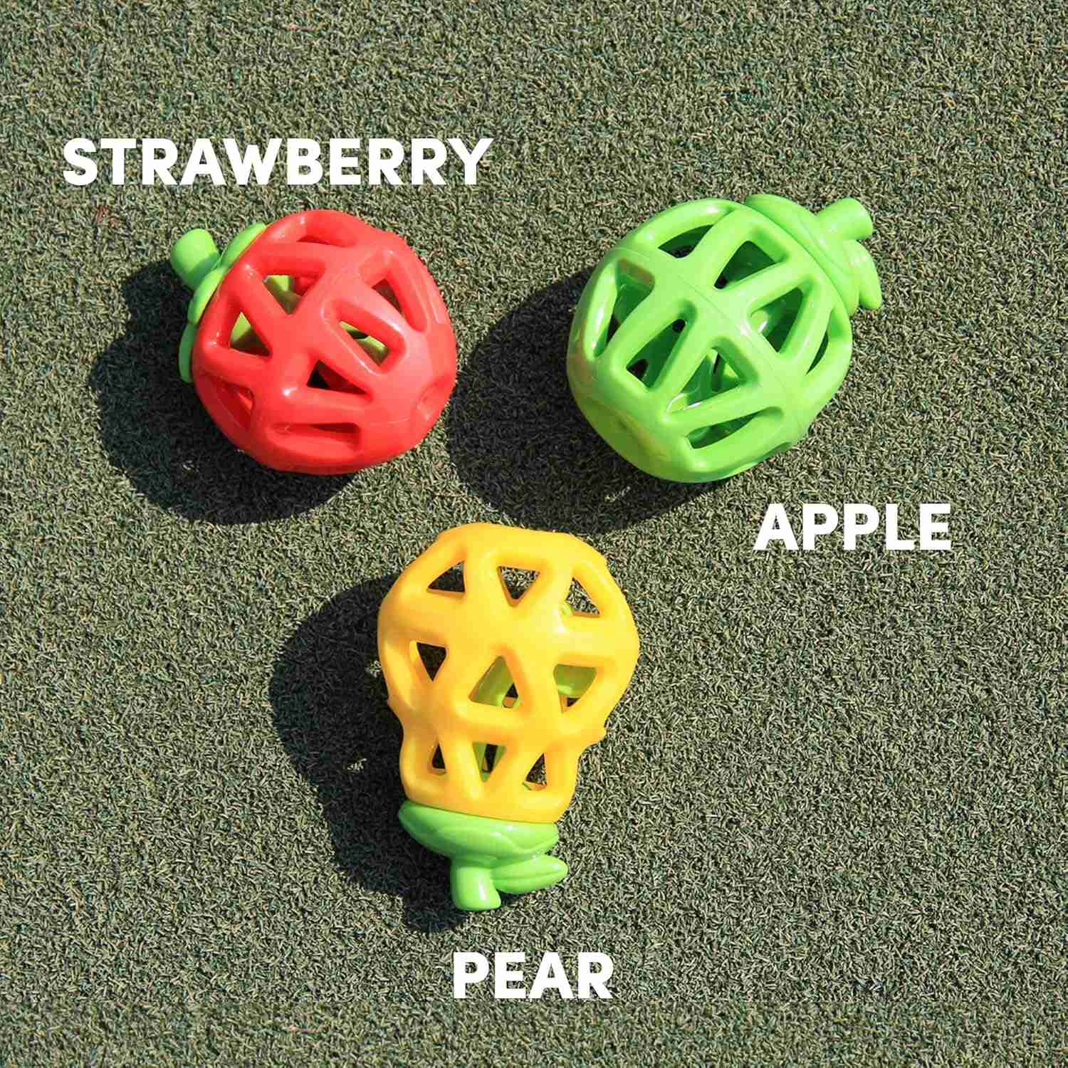 Barkbutler Fofos Fruitybites Treats Disp Apple Toys for Dogs