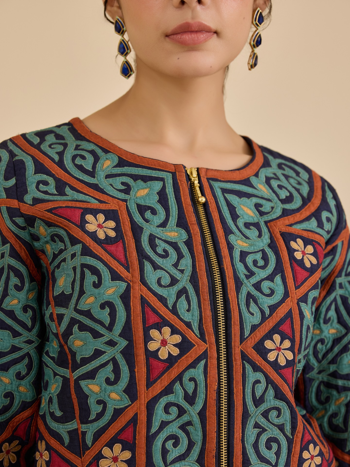 Blue Meera- Quilting Jacket
