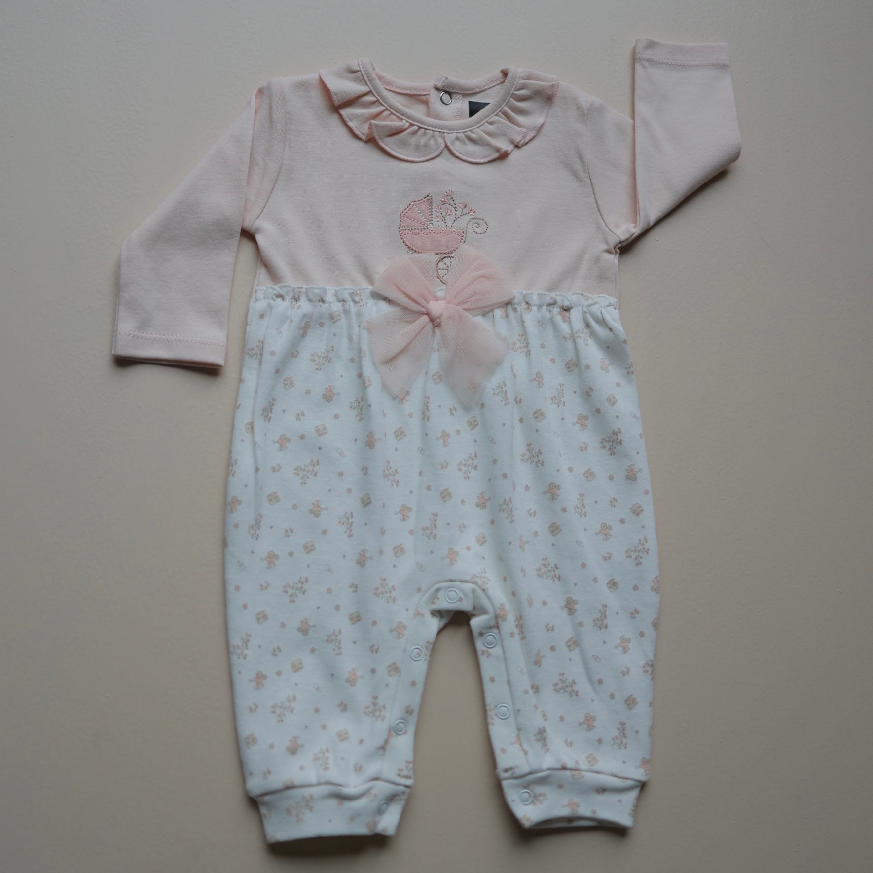 Peach Cot Dreams Baby Romper
