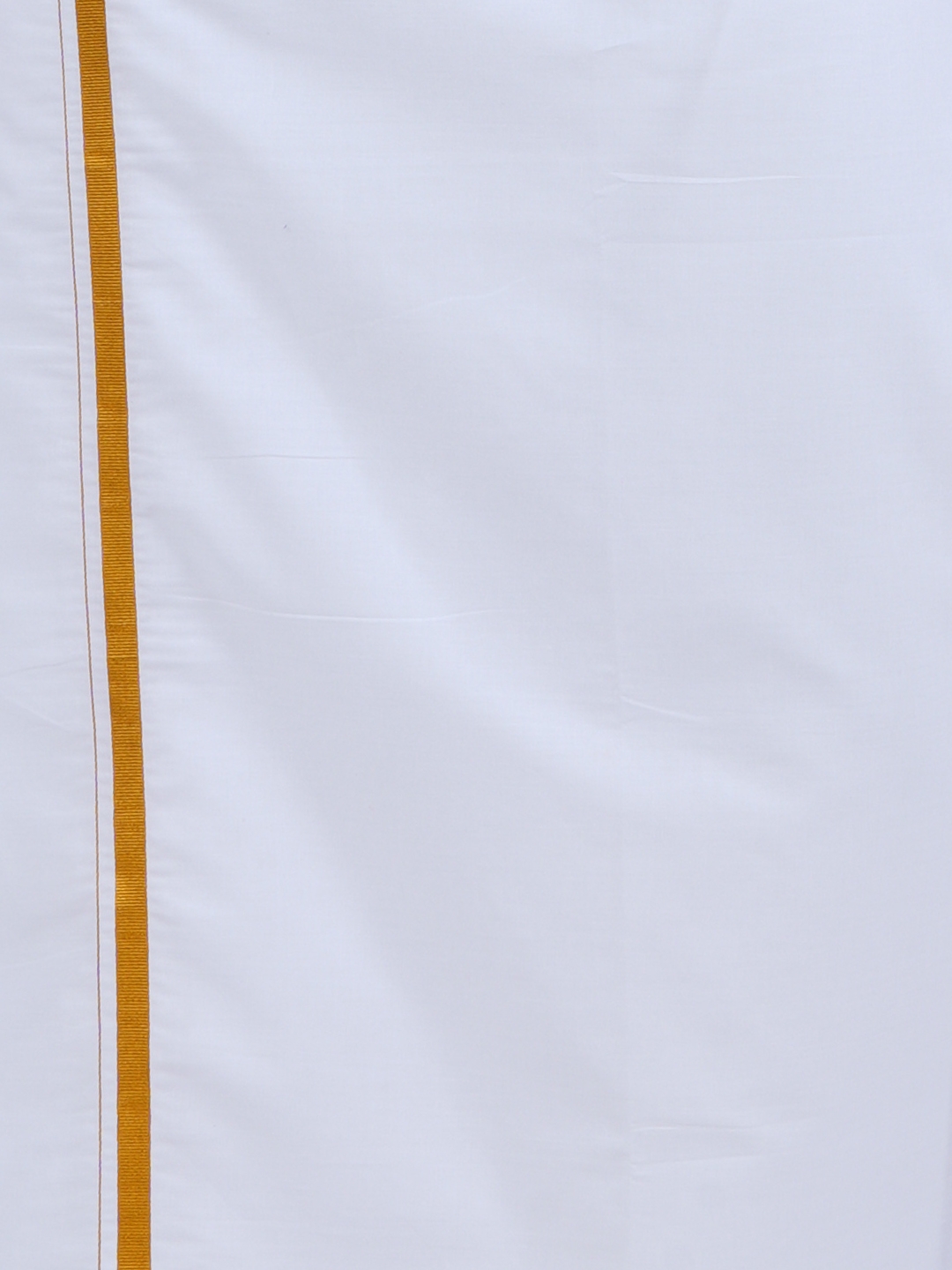 Ramraj Cotton | Ramraj Cotton Men White Wings Half Sleeves Shirt With Gold Jari Border Dhoti Pushkar 4