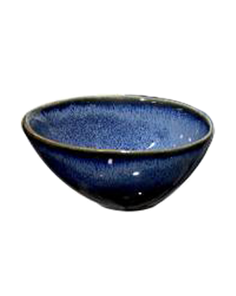 Order Happiness | Order Happiness Ceramic Stoneware, Ceramic Vegetable Bowl-Big (Blue, Pack of 1) 0