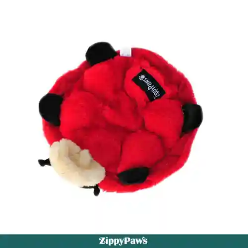 Zippy Paws Squeakie Crawler Betsey the Ladybug Plush Toy for Dogs