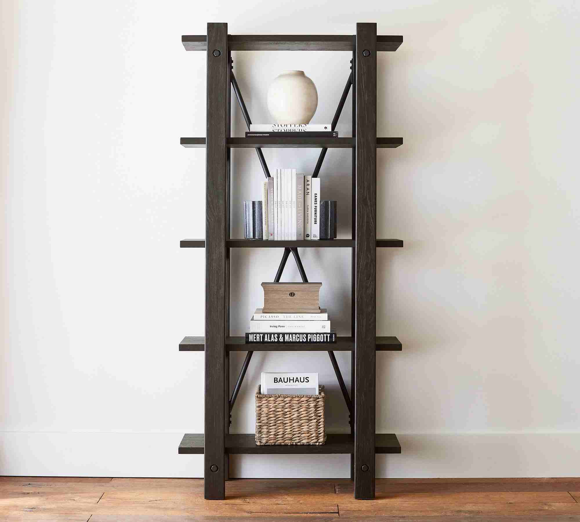 Pottery Barn | Benchwright Narrow Open Bookcase (34")