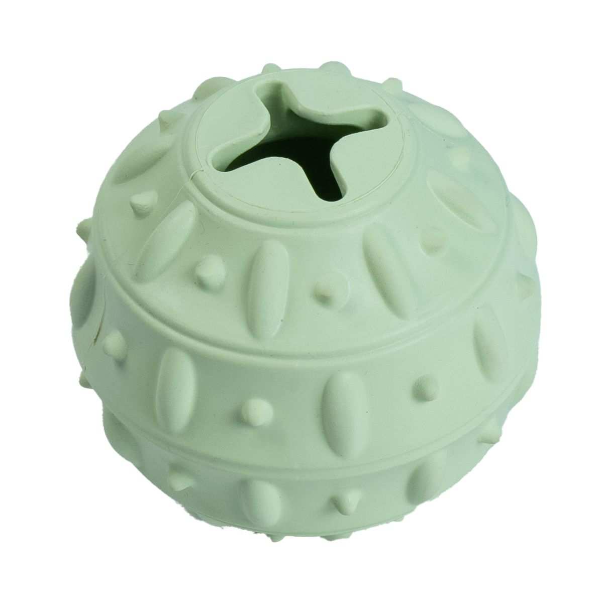 Ezra Play Bamboo Ball - Green Rubber Toy