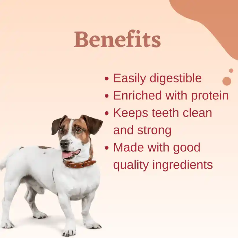 Superbone All Natural Chicken Knotted Dog Treat Almond Oil