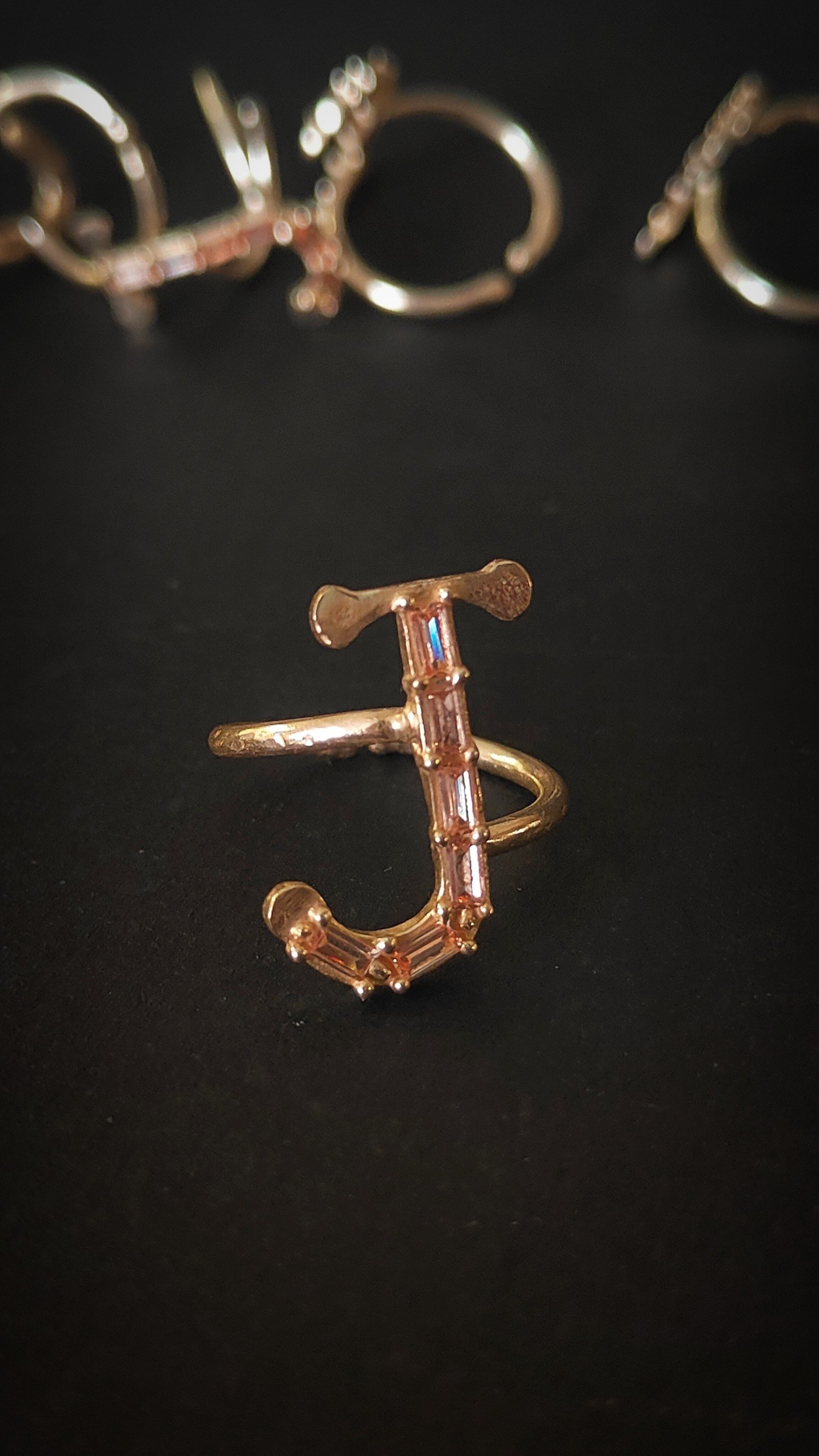 Gold Jack' studded Ring