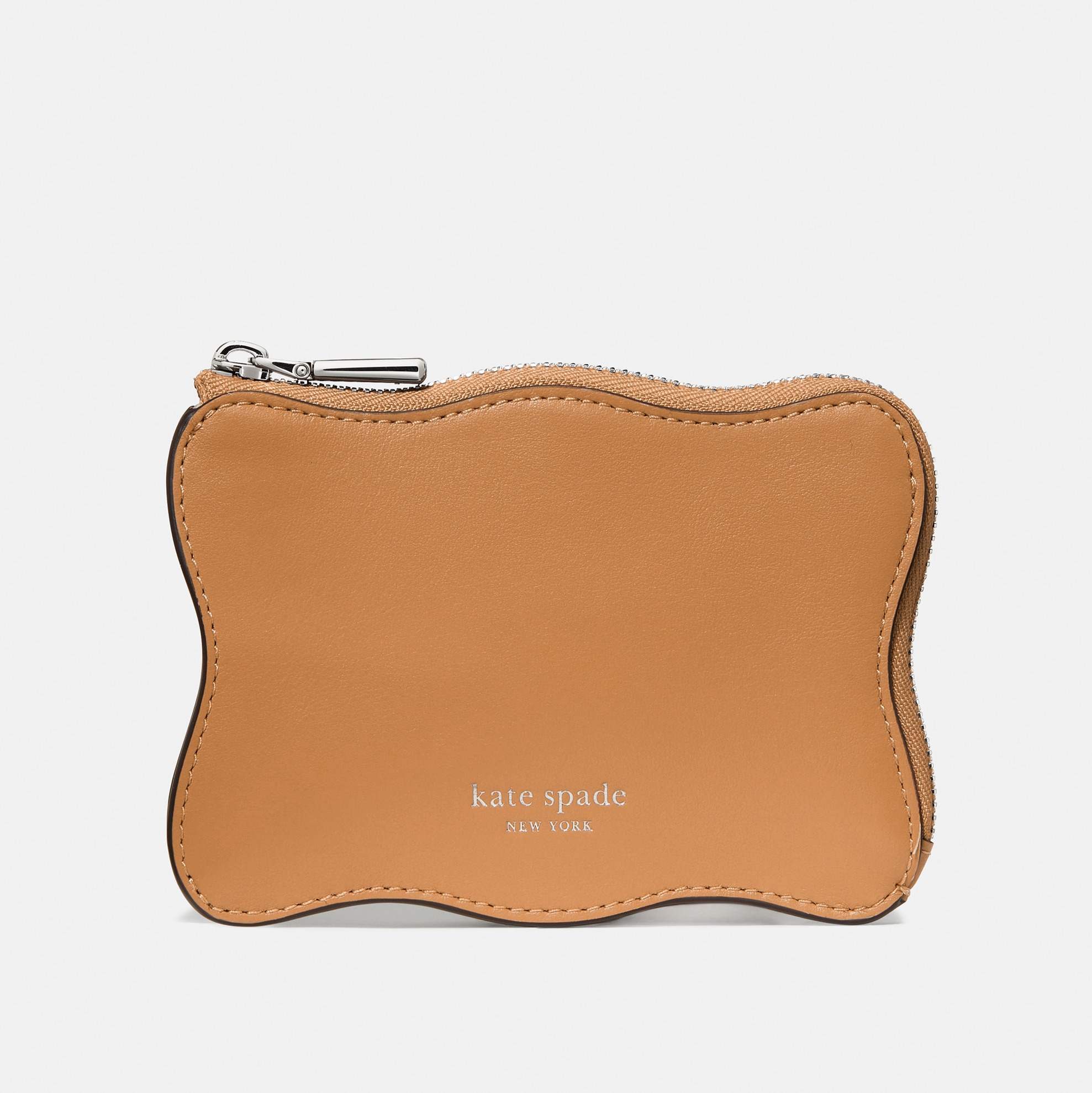 Wavy Mini Zip Card Case