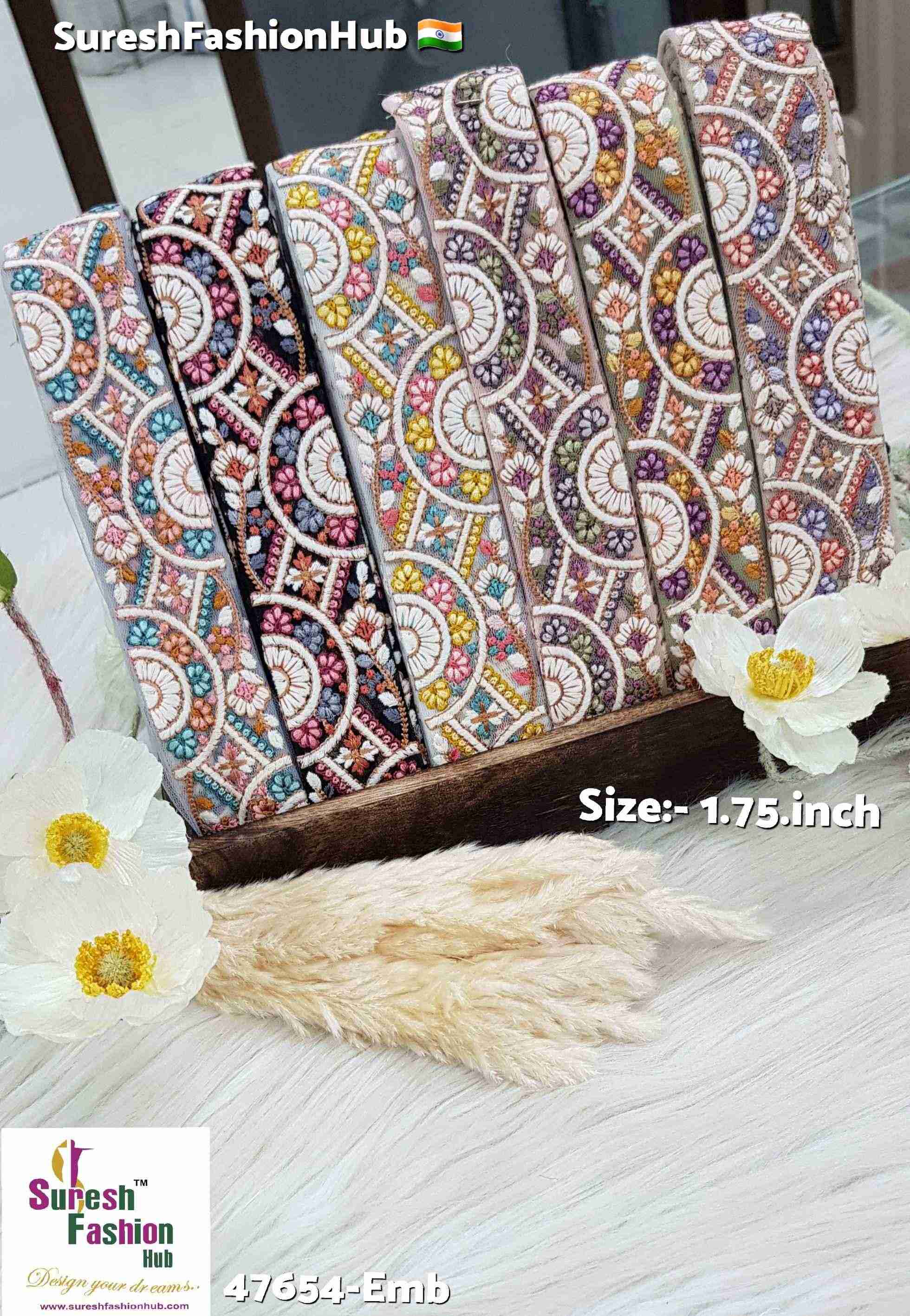  Geometric Pista Thread Lace