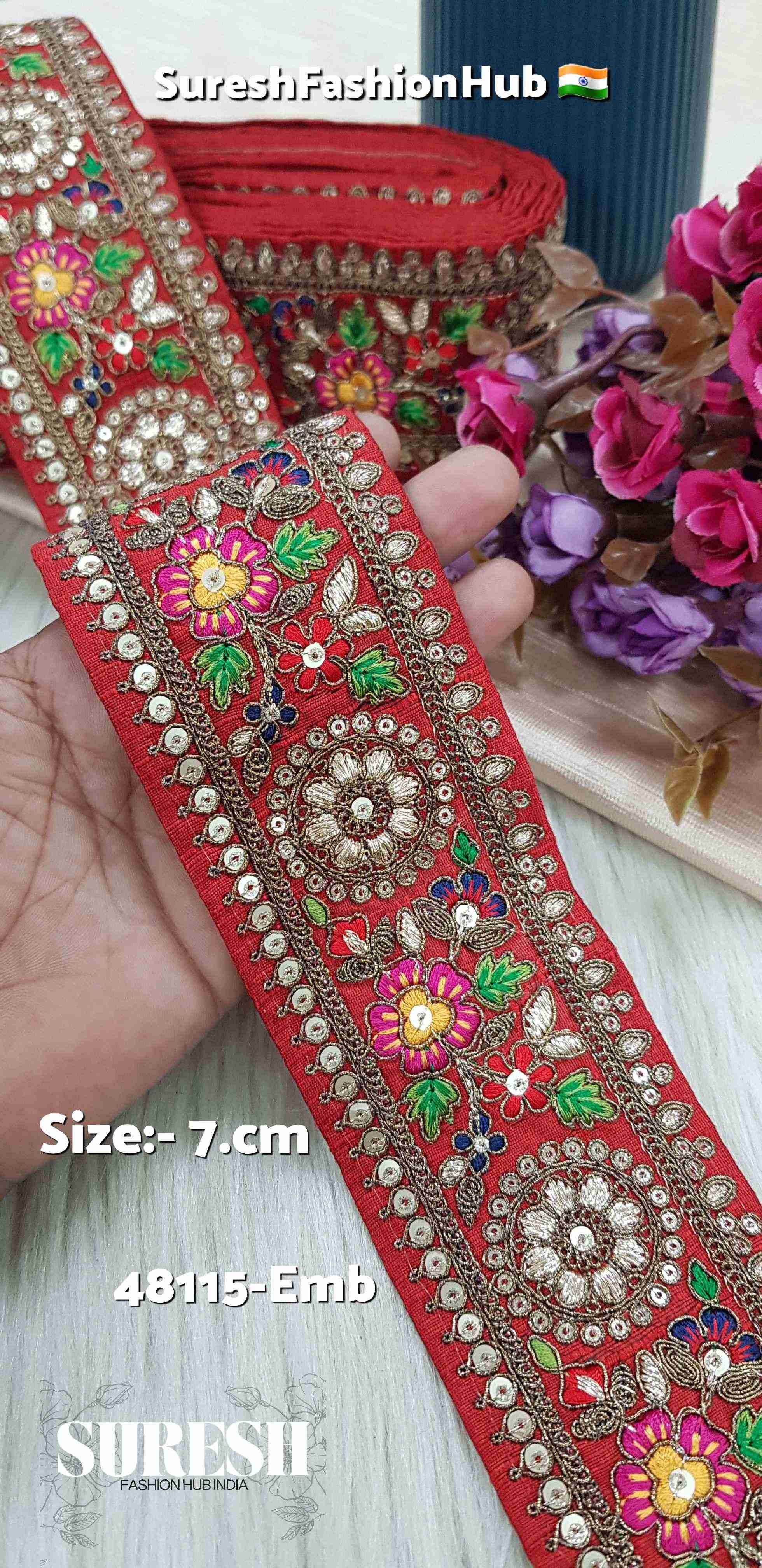 Sabyasachi-Inspired Designer Embroidery Lace