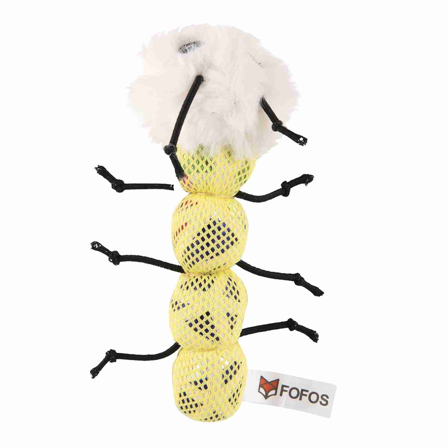 Fofos Blocky Meow Worm Toy for Cats