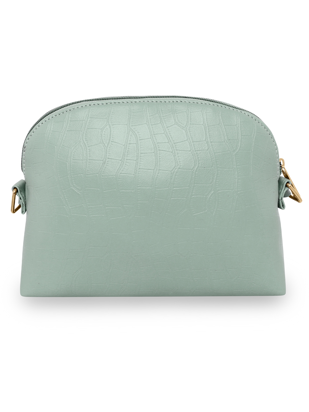 Aeropostale | Aeropostale Textured Kylie PU Sling Bag with non-detachable strap (Green) 2