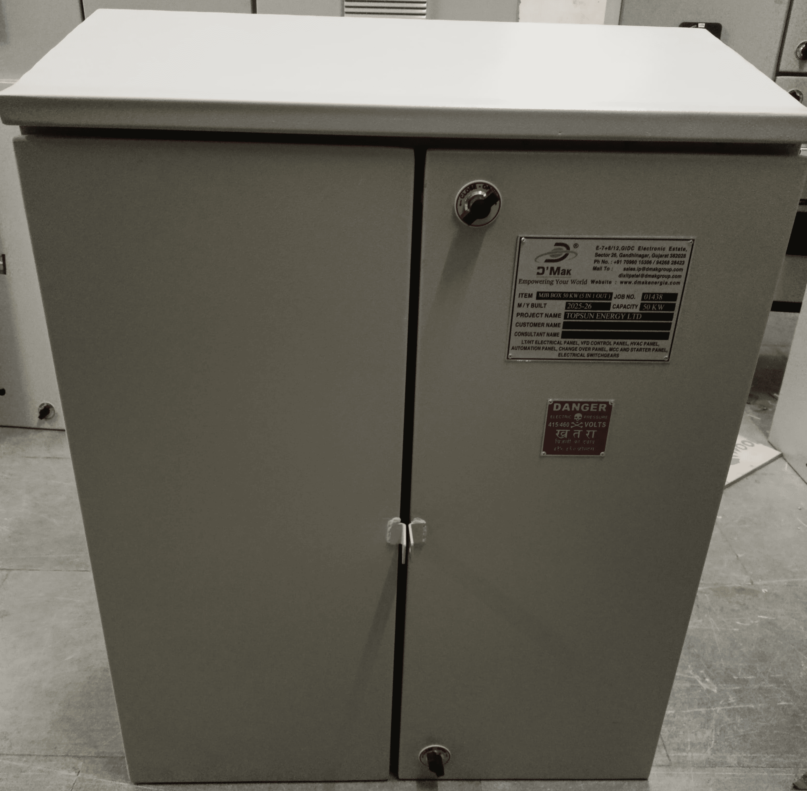 01438.1 (D'MAK Power Distribution Panel- D'MAK/2025-26/01438.1)