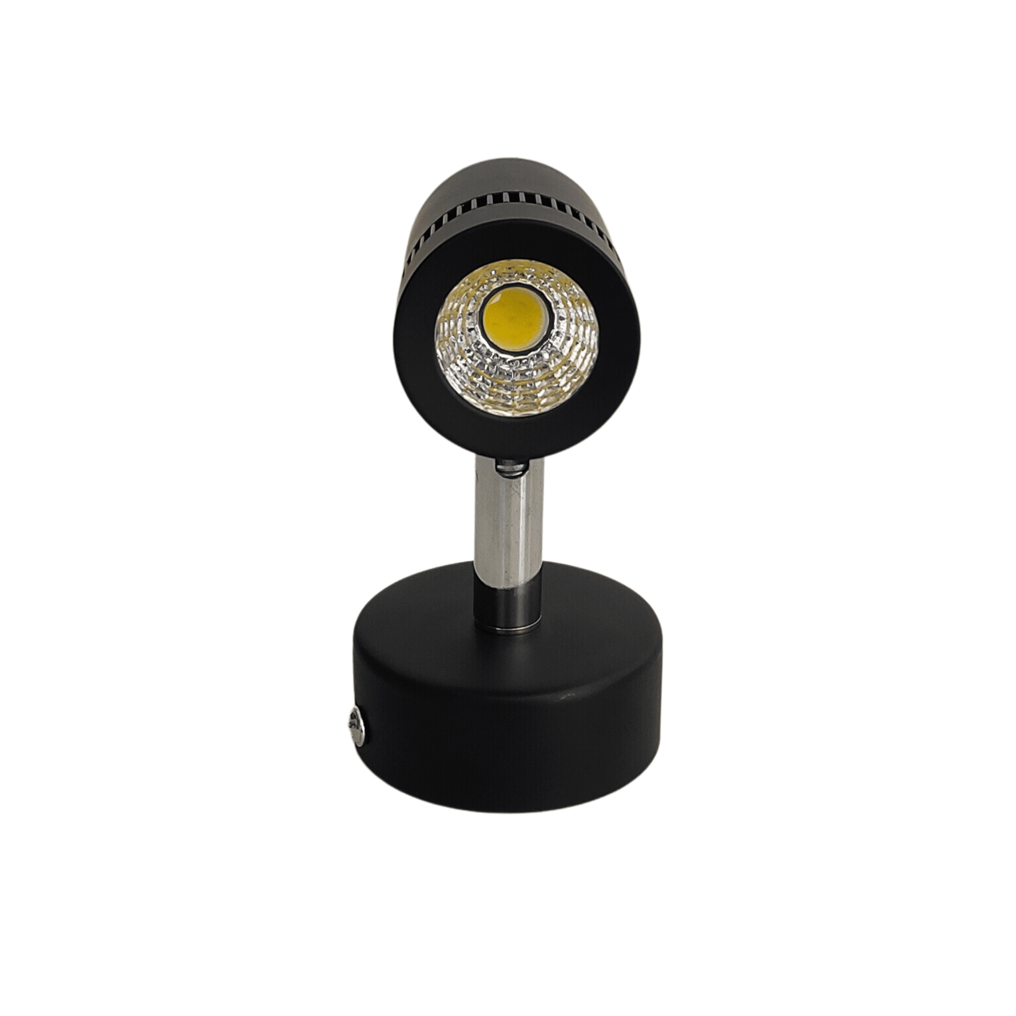 3 Watt Led Black Body Wall Light For Focusing Wall or Photo Frame Pack of 1 Colour White