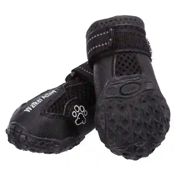 Trixie Walker Active Protective Boots Black - 2 Pcs (Dog Shoes)