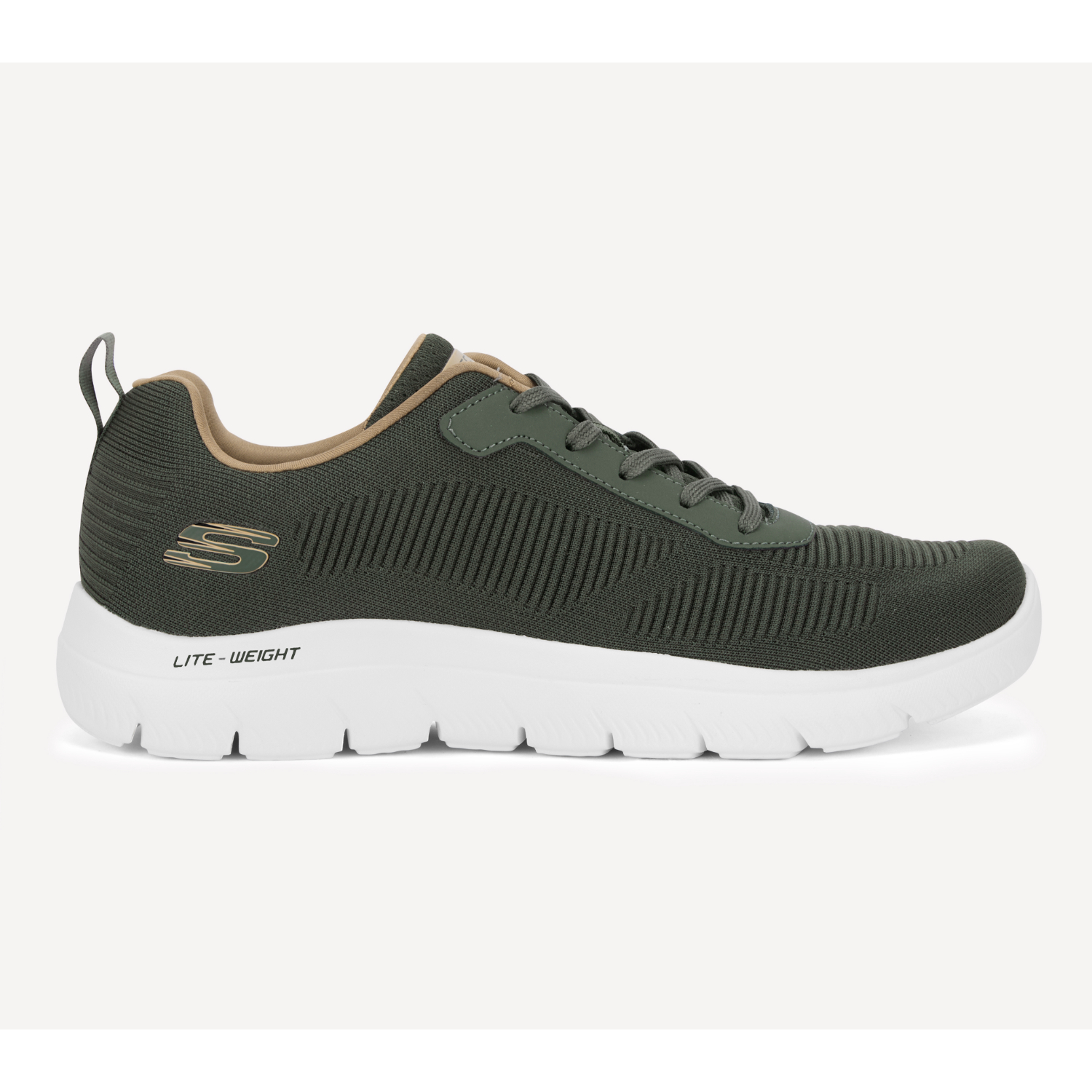Men Engineered Knit Lace-Up With Memory Foam
