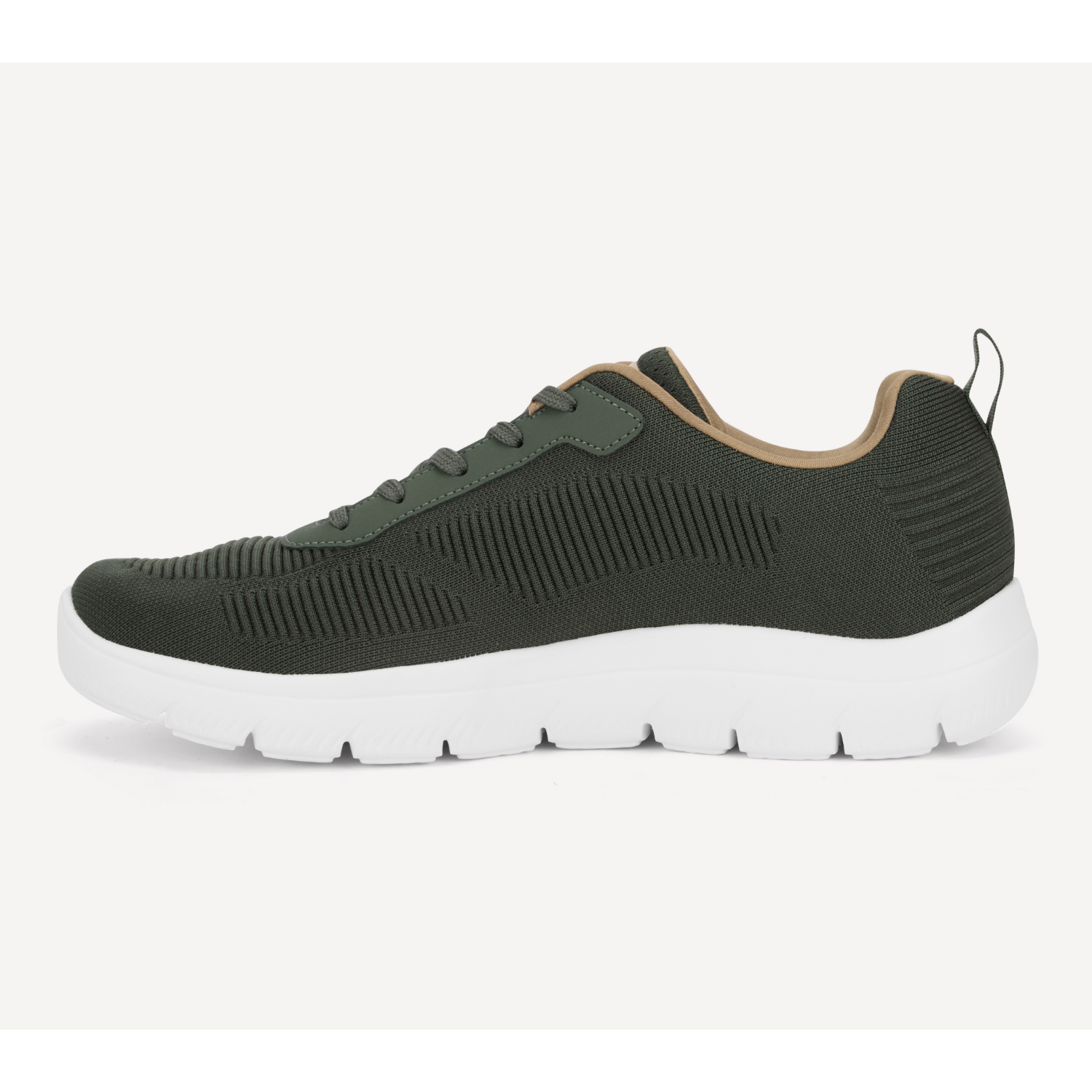 Men Engineered Knit Lace-Up With Memory Foam