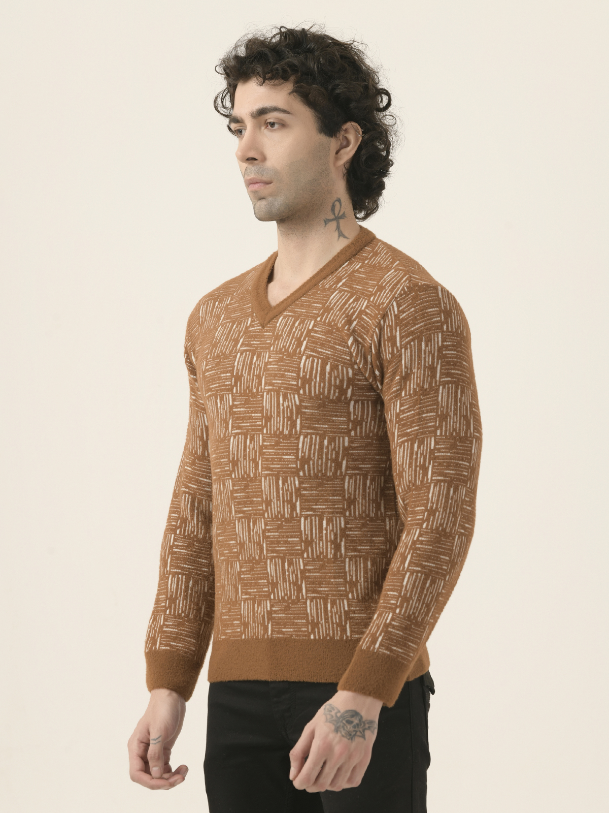 Albion Mens Winter Multi Sweaters
