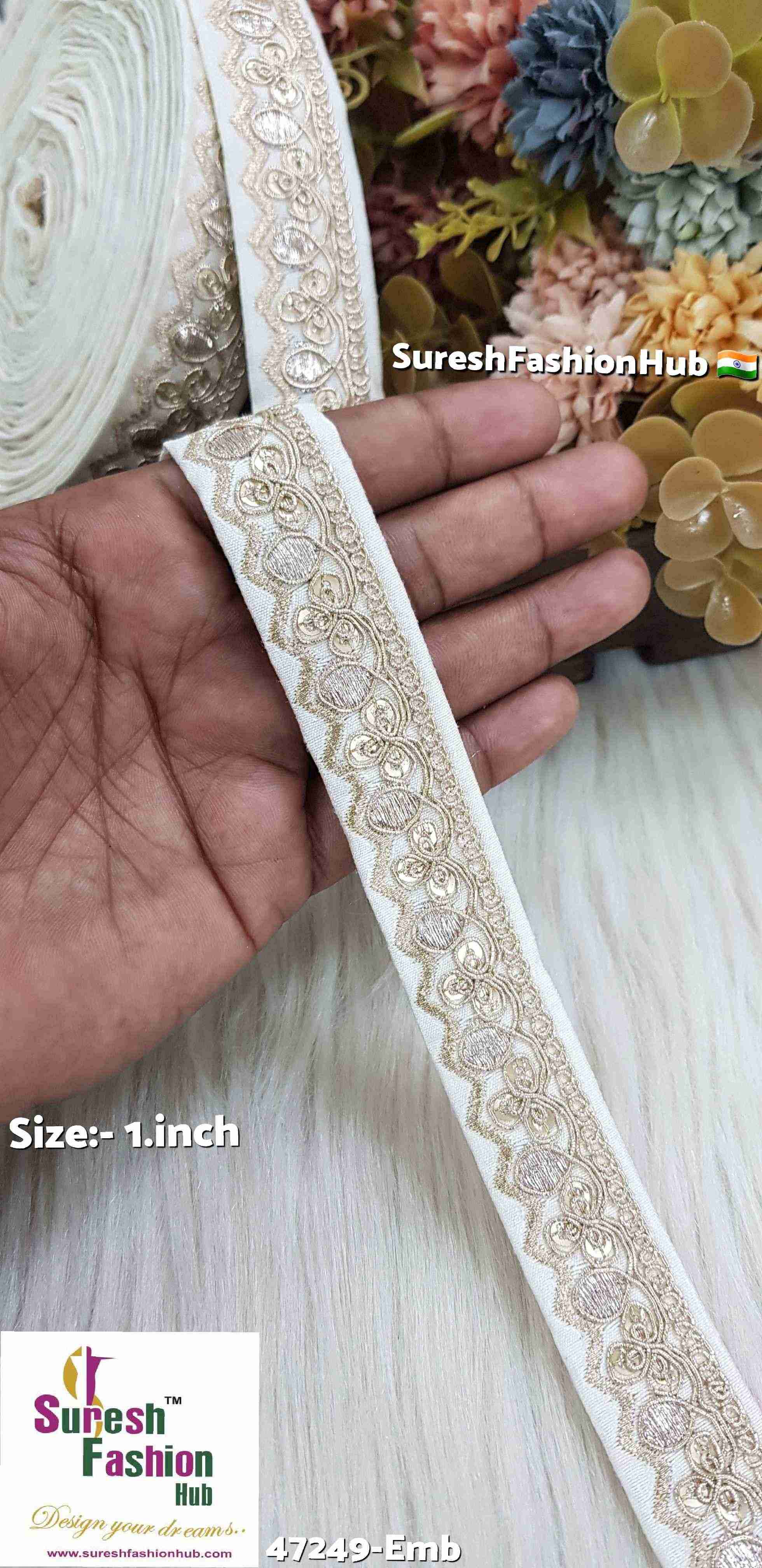 Pearl Embroidery Lace