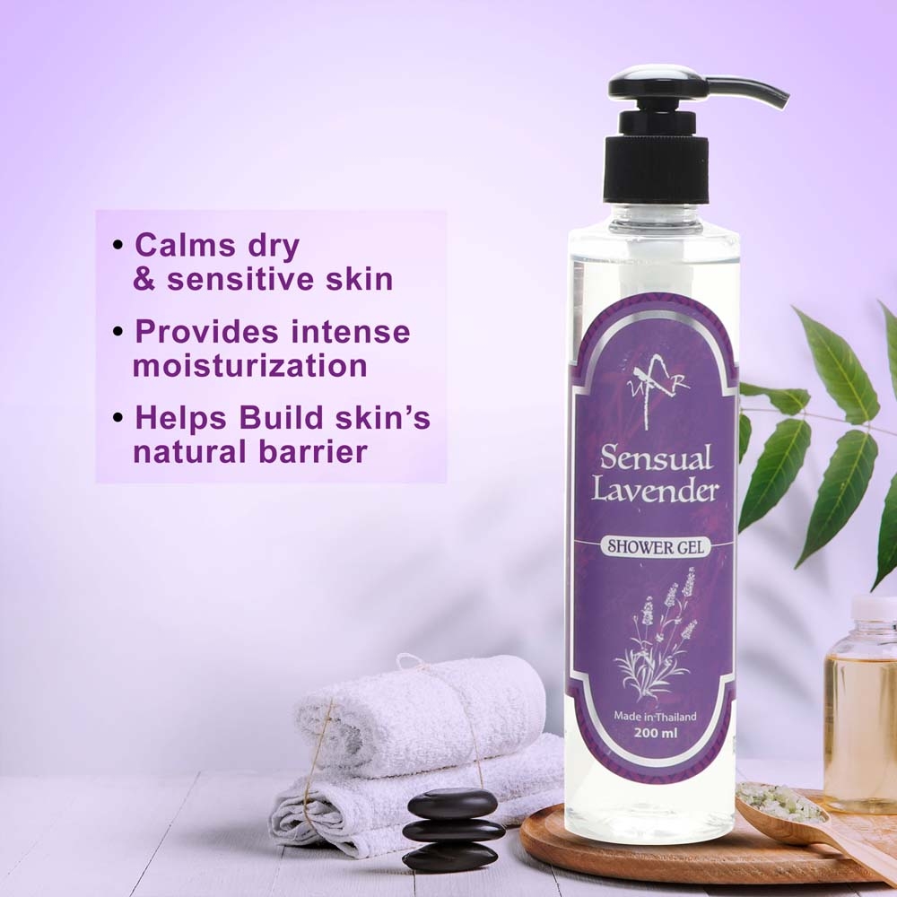 UXR | UXR Bath & Body Sensual Lavender Shower Gel 200ML ( Pack of 2 ) 3