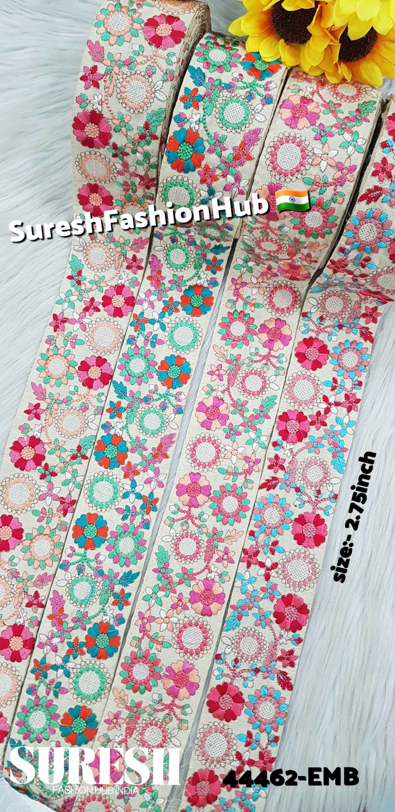 Pastel Garden Floral Lace